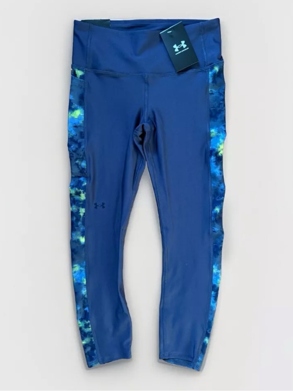 Under Armour Women’s Sz S UA Armour Ankle Legging Print Panel High Rise Leggins